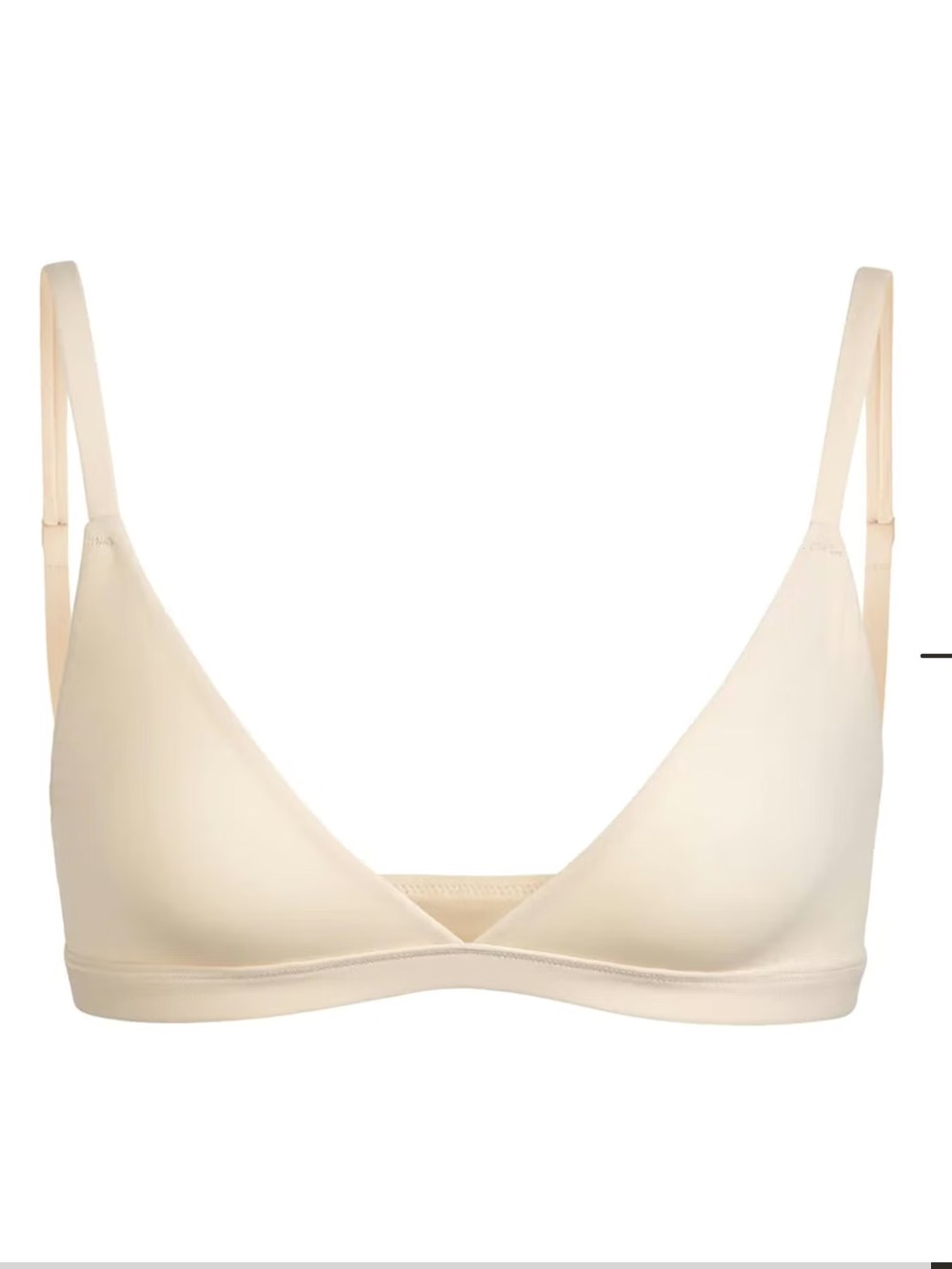 Skims fits everybody triangle bralette sand